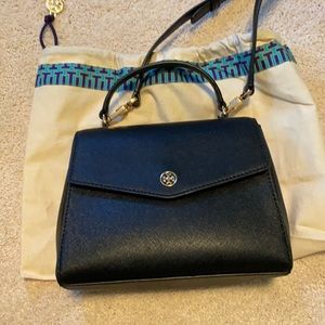 Tory Burch mini satchel in black
